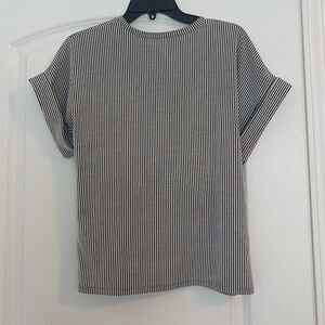 Express Monochrome Striped Top
